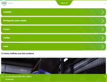 Tablet Screenshot of csc-en-ligne.be