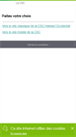 Mobile Screenshot of csc-hainaut-occidental.csc-en-ligne.be