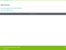 Tablet Screenshot of csc-hainaut-occidental.csc-en-ligne.be