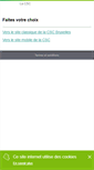 Mobile Screenshot of bruxelles-hal-vilvoorde.csc-en-ligne.be